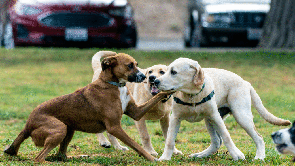 Socialisation de plusieurs chiens entre eux